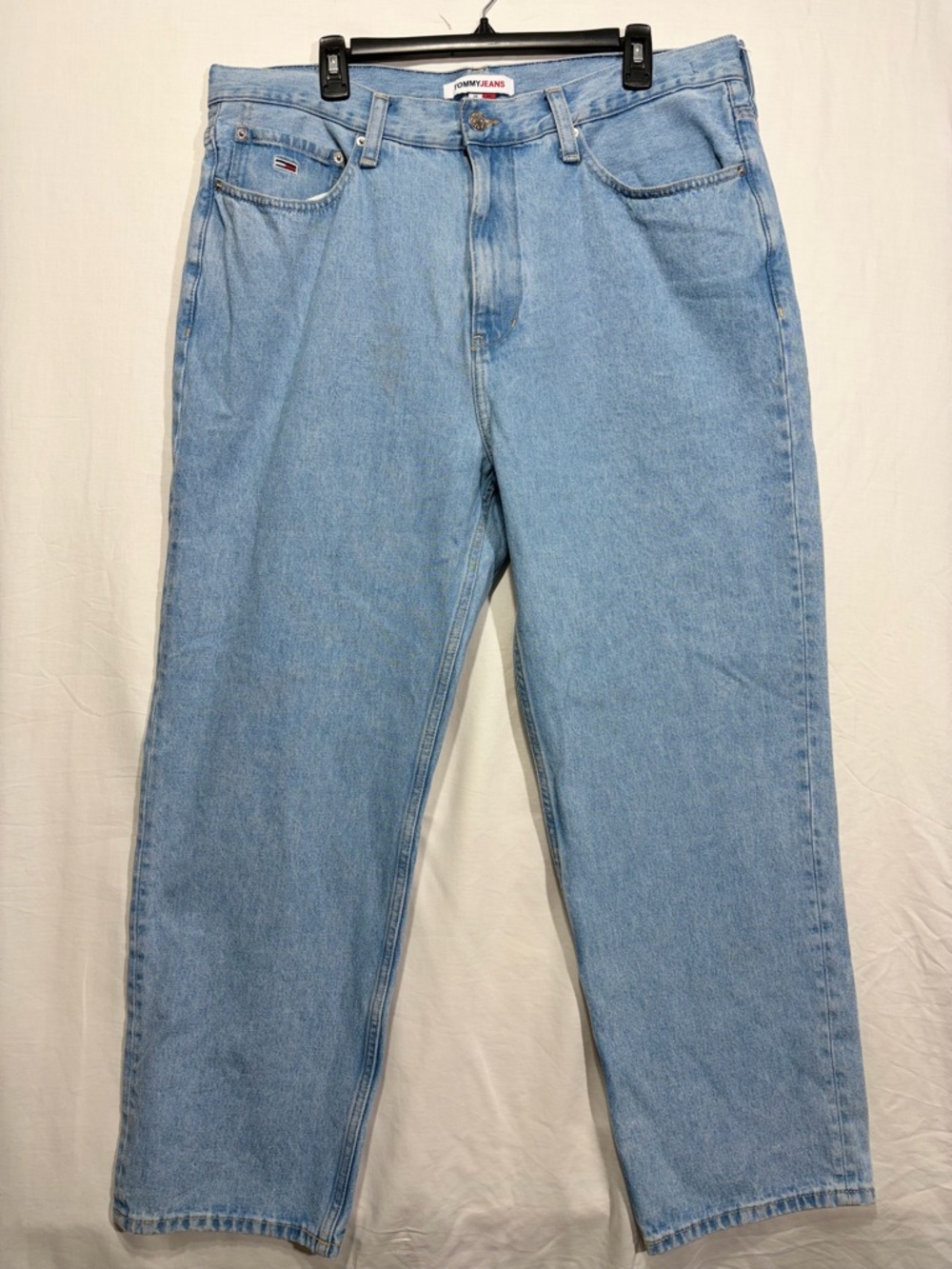 Tommy Jeans Skater Jean 36x30 Light Wash Baggy Denim